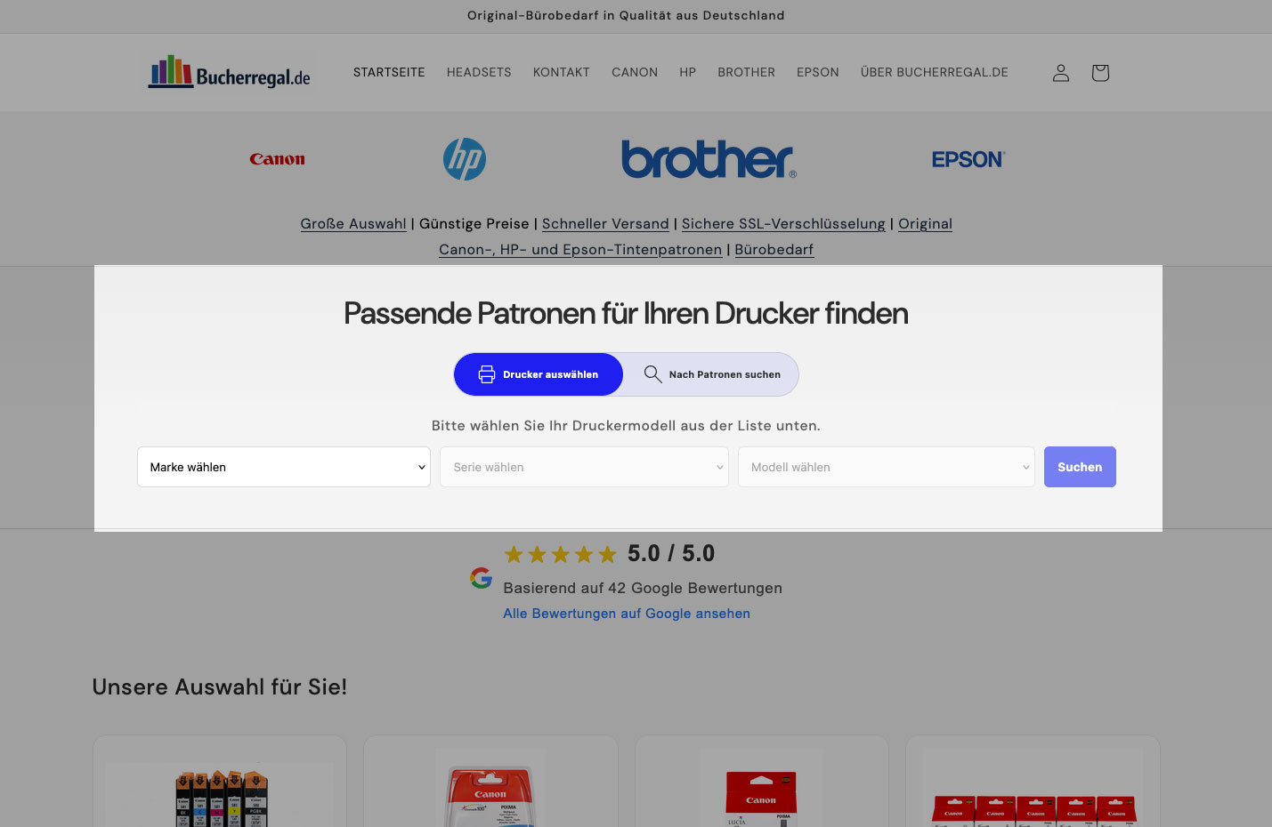 Printer Compatibility Finder for Shopify screenshot